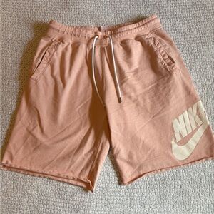 Nike Men's Peach Athletic Shorts